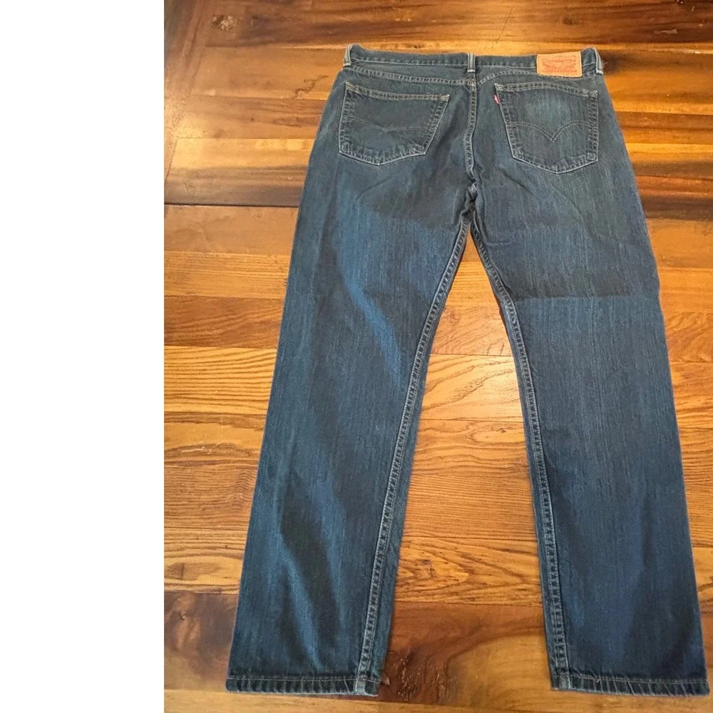 Levis 508 Regular Tapered Fit Jeans Mens 36x30 Medium Wash Blue Denim Cotton